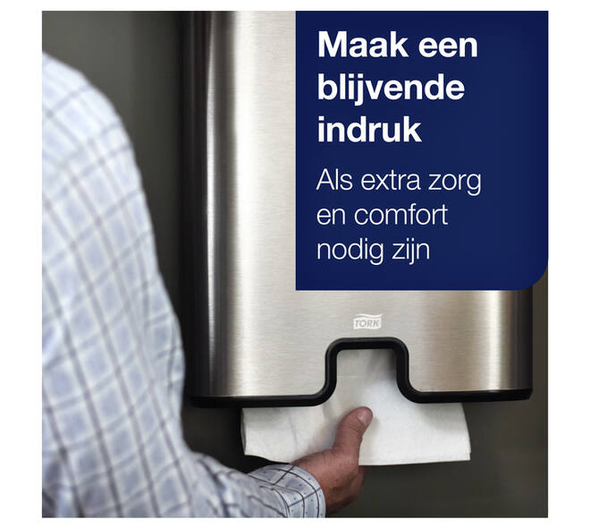 Handdoek Tork H2 Xpress Advanced multifold 2-laags 212x340mm 21x136 vel wit 120399