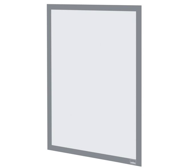 Infokader Nobo zelfklevend A3 zilver 2 stuks