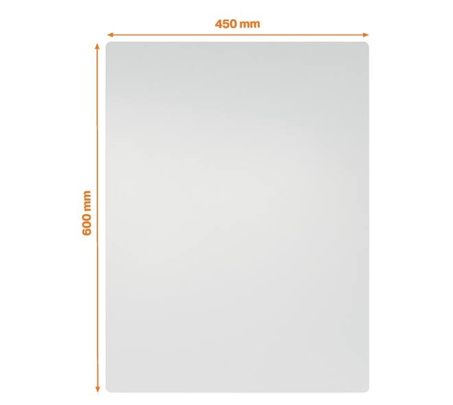 Whiteboard Nobo frameloos modulair magnetisch 60x45cm