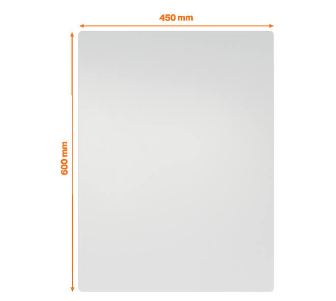 Whiteboard Nobo frameloos modulair magnetisch 60x45cm