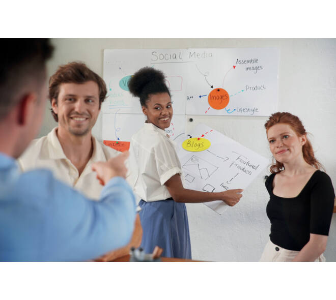 Whiteboard Nobo frameloos modulair magnetisch 60x45cm