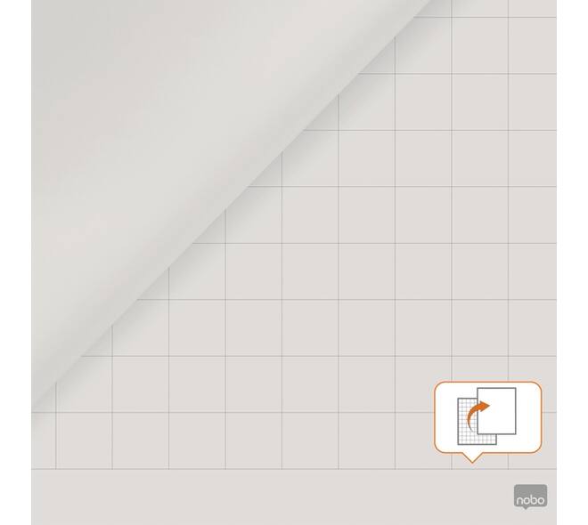 Flipoverpapier Nobo premium 60x85cm dubbelzijdig rol 50 vel