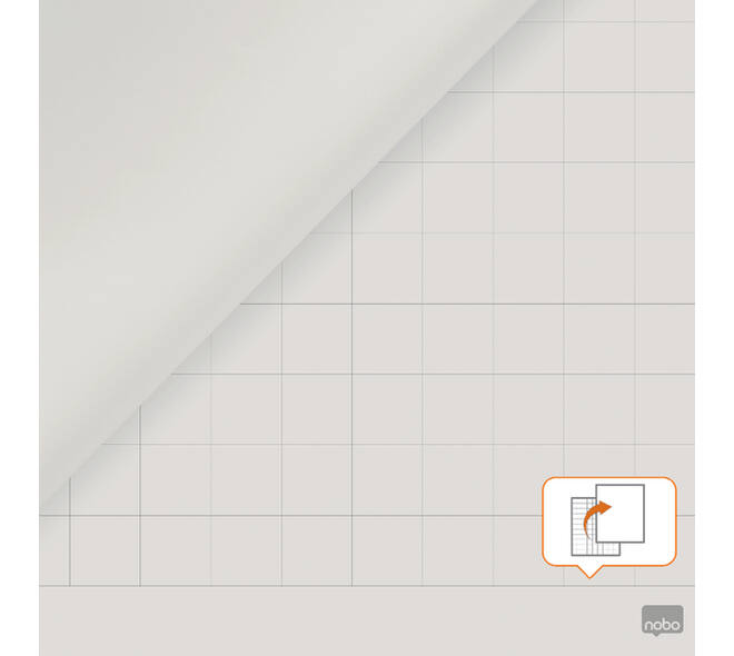 Flipoverpapier Nobo gerecycled 58x81cm dubbelzijdig plano 50vel