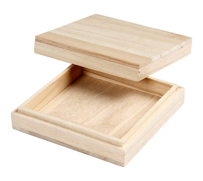 Doos Creativ Company 10x10x3cm hout