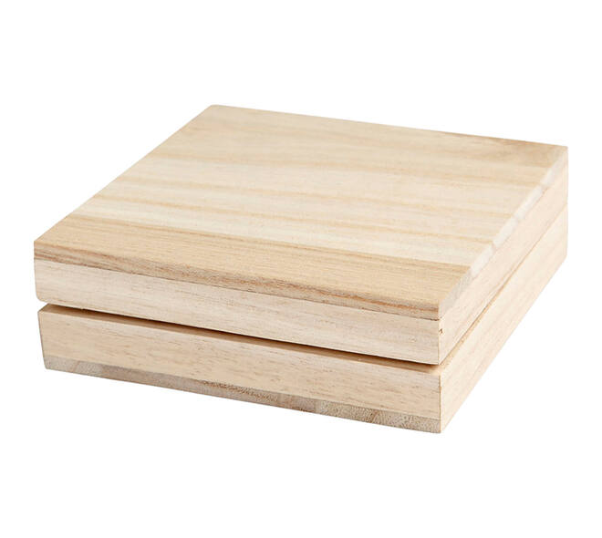 Doos Creativ Company 10x10x3cm hout