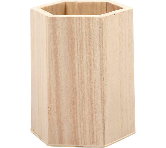 Pennenbak Creativ Company zeshoek 10.5x8cm triplex