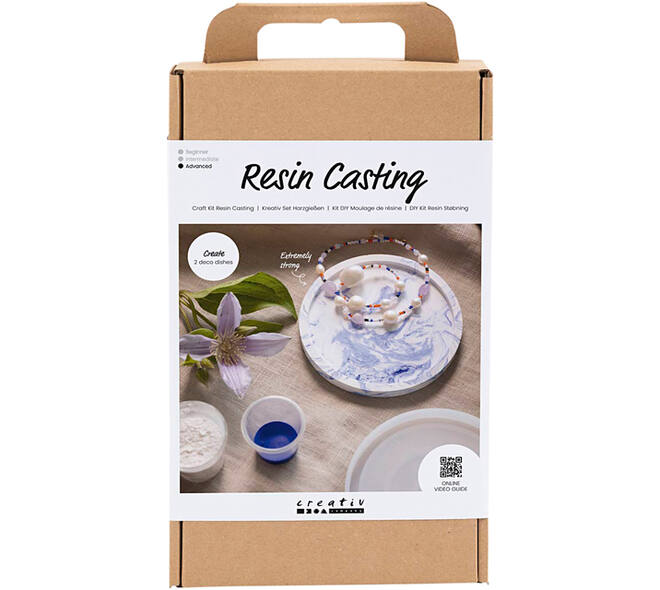 Hobbyset Creativ Company Hars Gieten dienblad met marmereffect