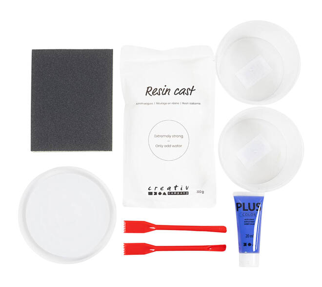 Hobbyset Creativ Company Hars Gieten dienblad met marmereffect