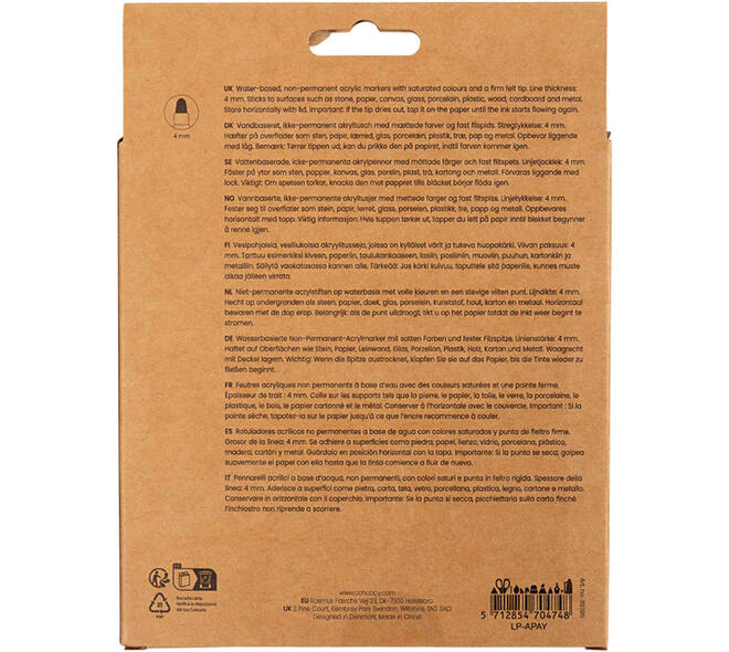 Multistift Creativ Company 4mm set à 12 kleuren