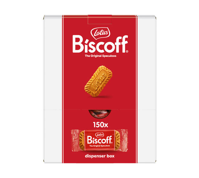 Koekjes Lotus Biscoff speculoos dispenser 150 stuks
