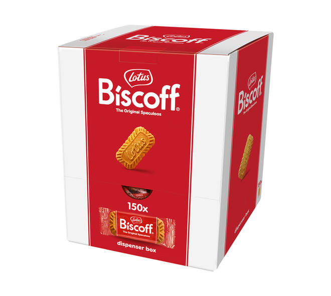 Koekjes Lotus Biscoff speculoos dispenser 150 stuks