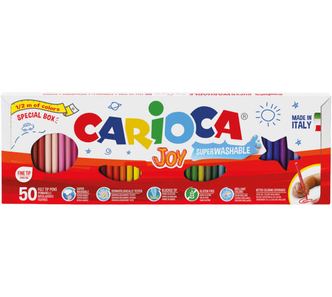Viltstift Carioca Joy set à 50 kleuren