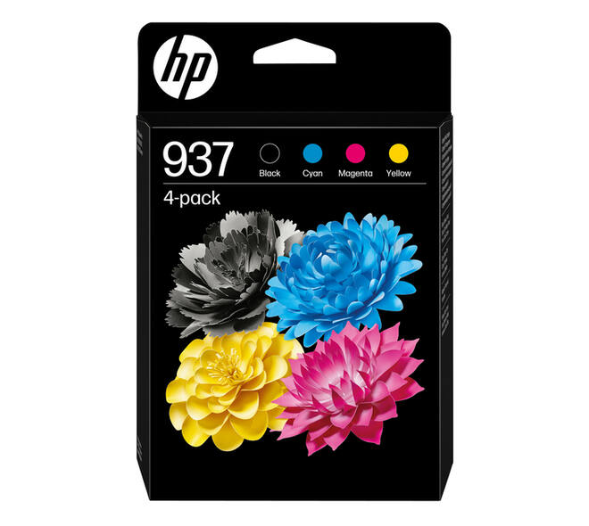 Inktcartridge HP 6C400NE 937 zwart + 3 kleuren