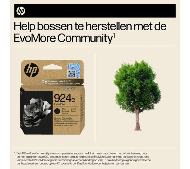 Inktcartridge HP 4K0V0NE 924E Evomore zwart