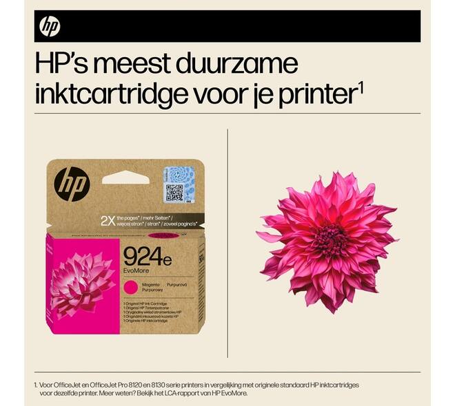 Inktcartridge HP 4K0U8NE 924E Evomore rood