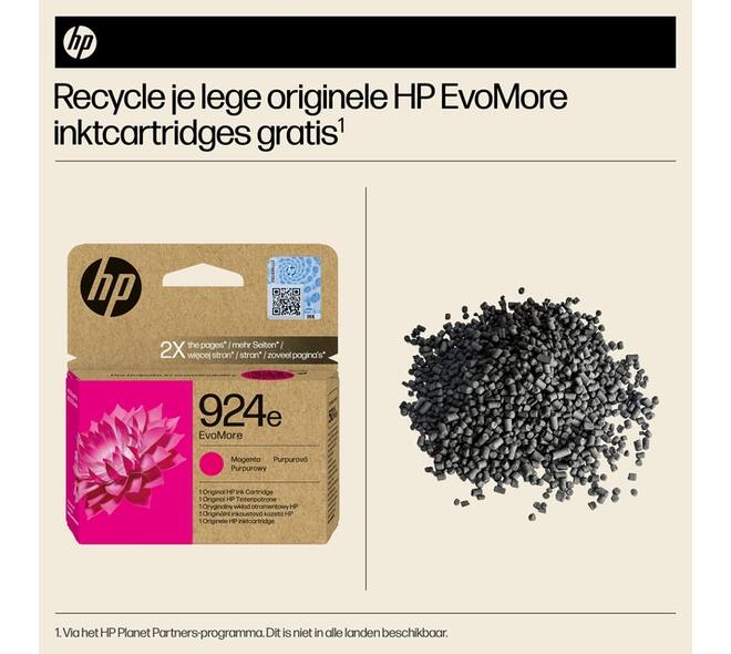 Inktcartridge HP 4K0U8NE 924E Evomore rood