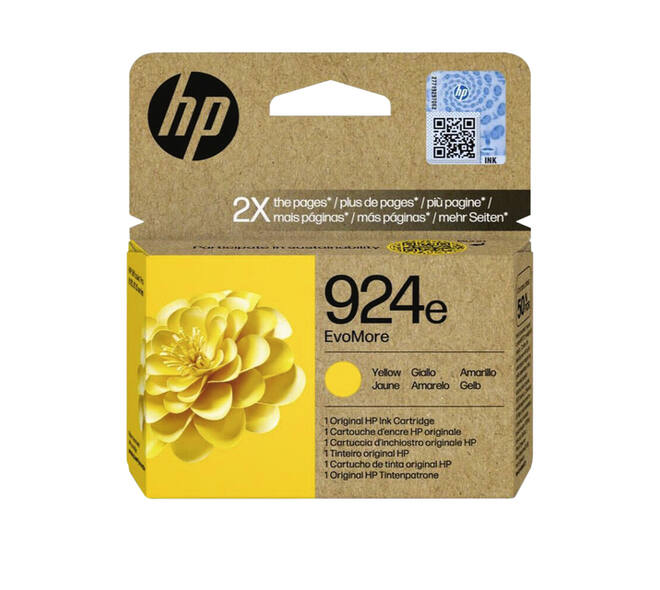 Inktcartridge HP 4K0U9NE 924E Evomore geel