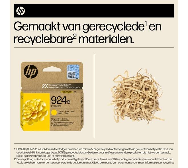 Inktcartridge HP 4K0U9NE 924E Evomore geel