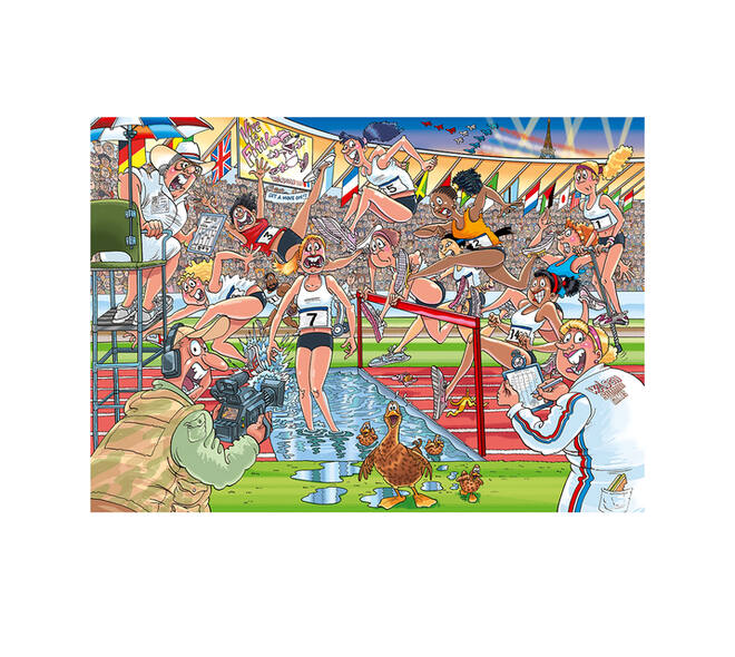 Puzzel Wasgij Original Zomerspelen! 1000 stukjes
