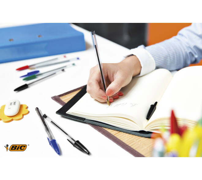 Balpen Bic Cristal medium blauw