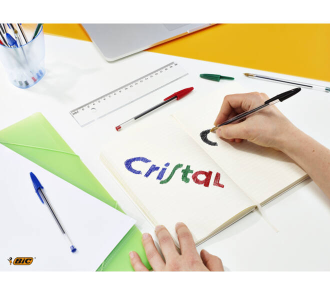 Balpen Bic Cristal medium blauw