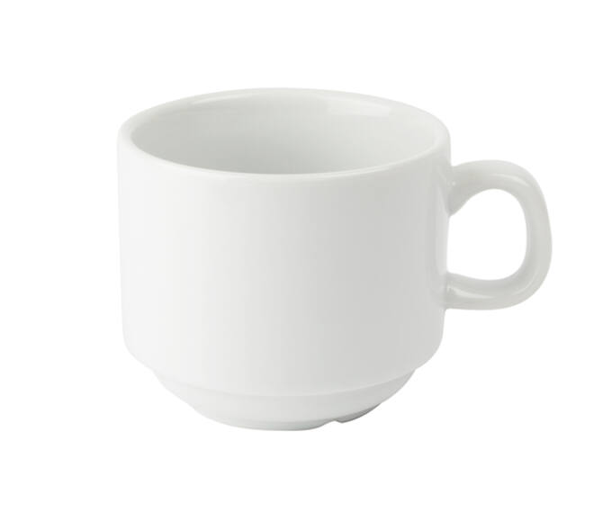 Theekop Olympia Whiteware 200 ml doos 12 stuks wit