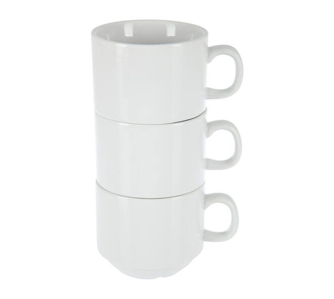 Theekop Olympia Whiteware 200 ml doos 12 stuks wit