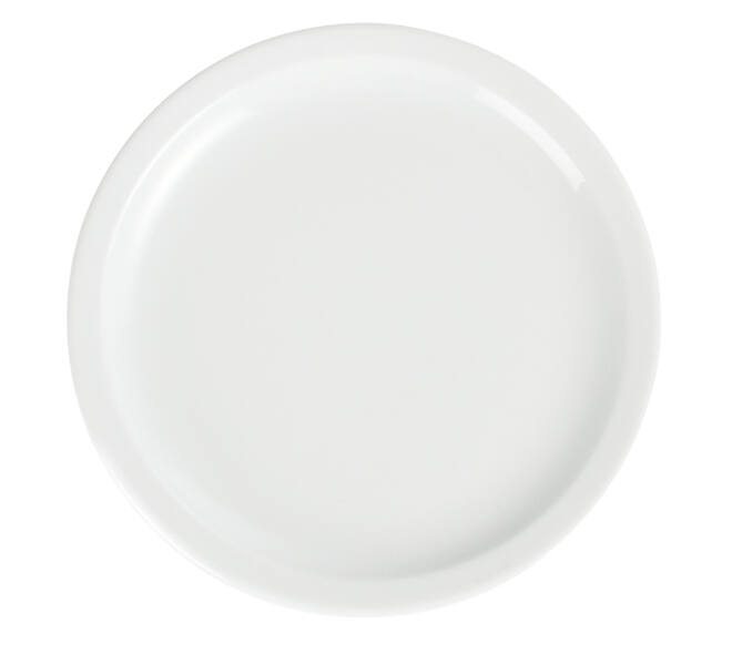 Bord Olympia Whiteware Ø23 cm doos 12 stuks wit