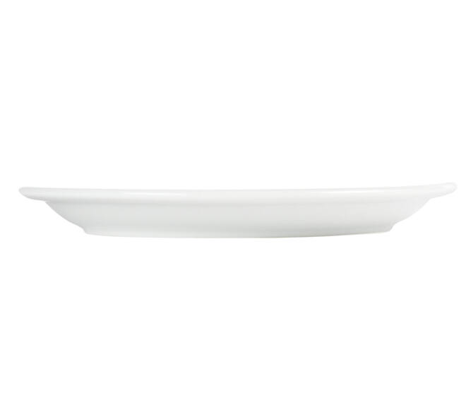 Bord Olympia Whiteware Ø23 cm doos 12 stuks wit