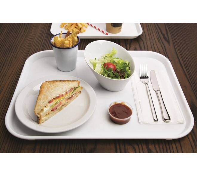 Dienblad Olympia Kristallon 45x35 cm PP wit