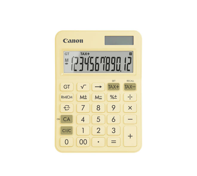 Rekenmachine Canon LS-125KB geel