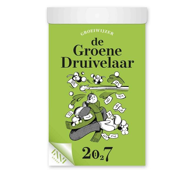 Dagscheurkalender 2027 de Groene Druivelaar