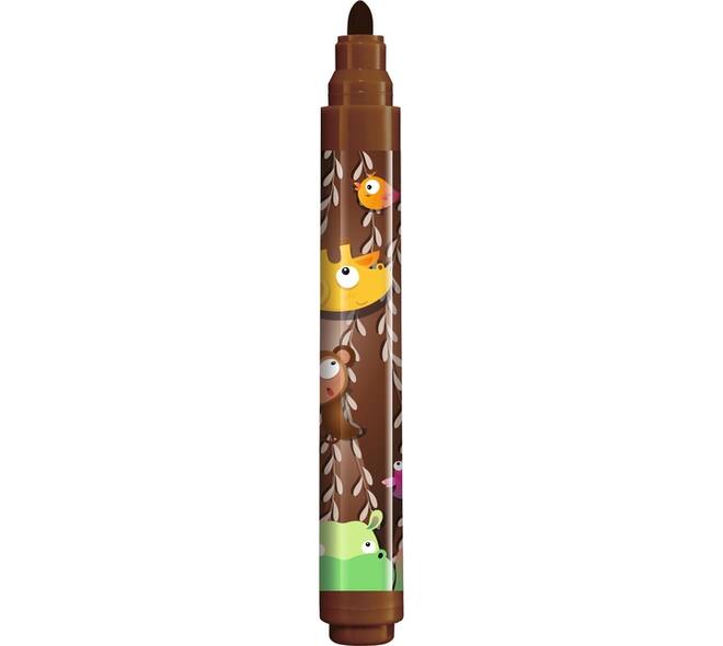 Viltstift Maped Jungle Fever Jumbo set à 12 kleuren