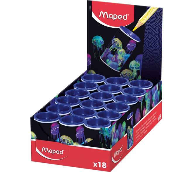 Puntenslijper Maped Deepsea Paradise 1-gaats display à 18 stuks