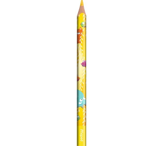 Kleurpotlood Maped Jungle Fever jumbo set à 12 kleuren
