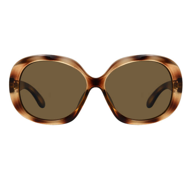 Zonnebril Montana met bruin gepolariseerd glas glans demi