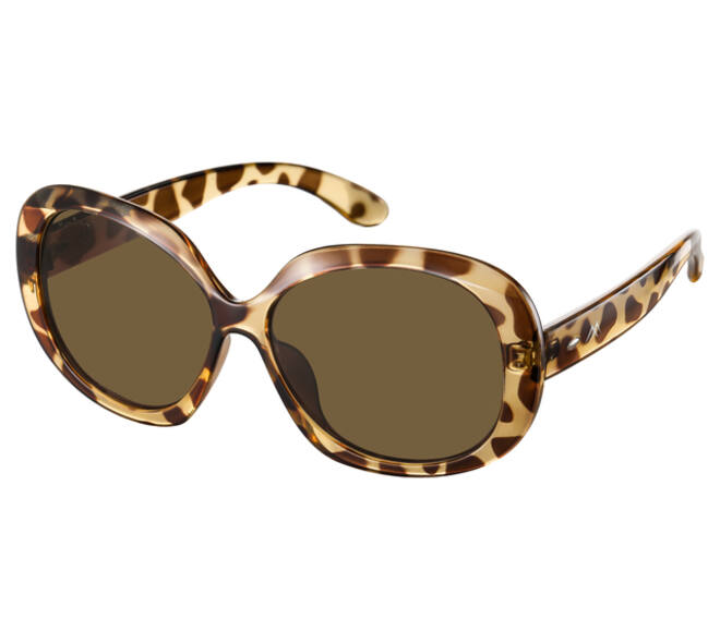 Zonnebril Montana met bruin gepolariseerd glas glans demi
