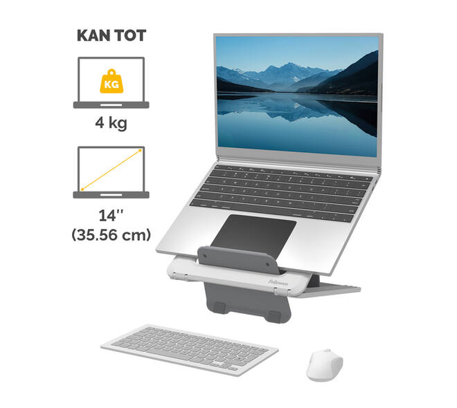 Laptopstandaard Fellowes Breyta wit