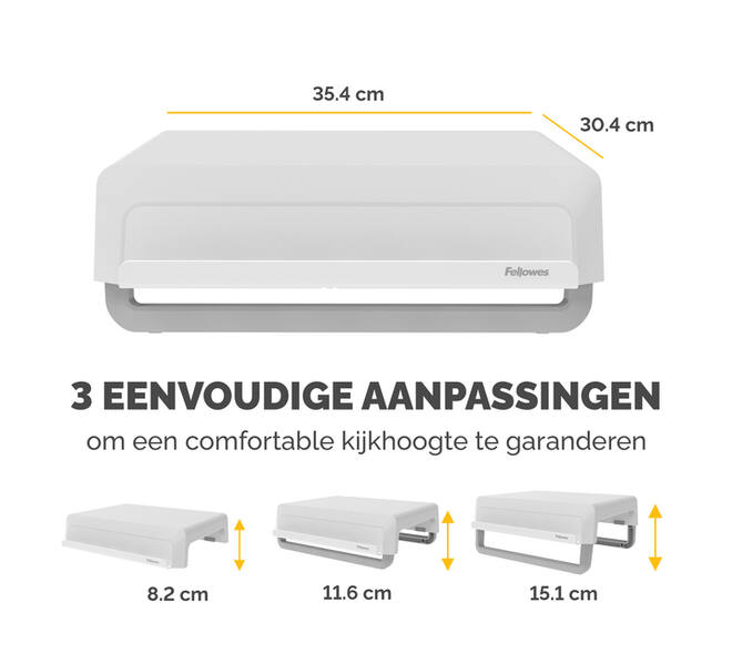 Monitorstandaard Fellowes Breyta wit