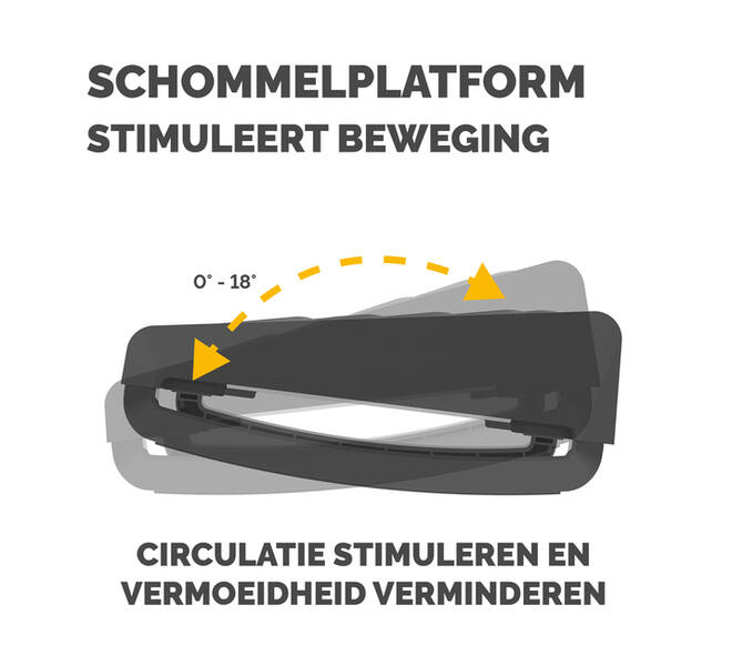 Voetensteun Fellowes Breyta zwart