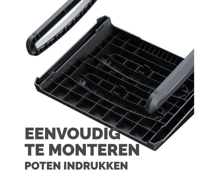Voetensteun Fellowes Breyta zwart