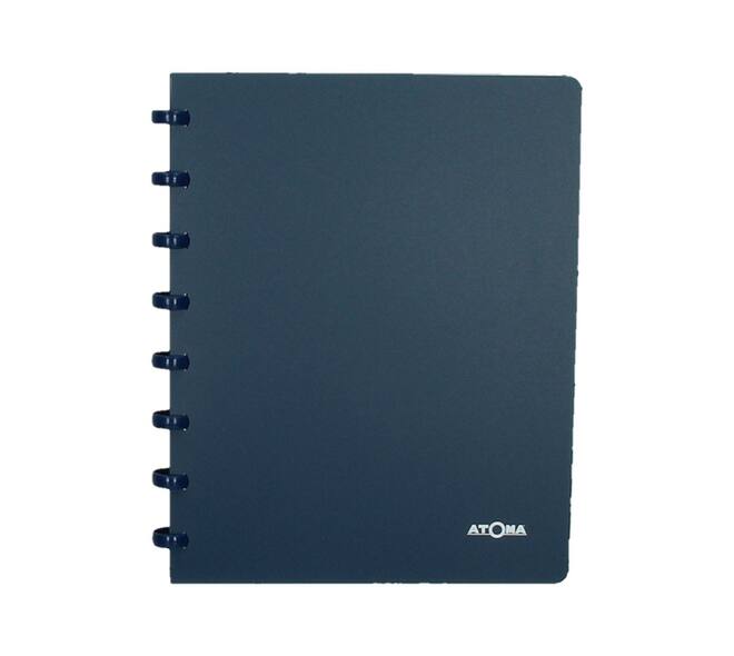 Adresboek Atoma A5 lijn 54vel 90gr PP assorti