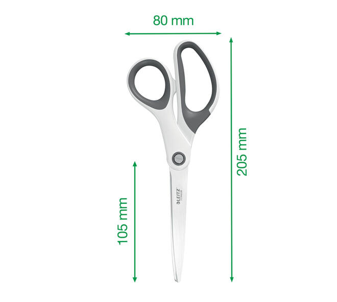 Schaar Leitz WOW 205mm titanium rood