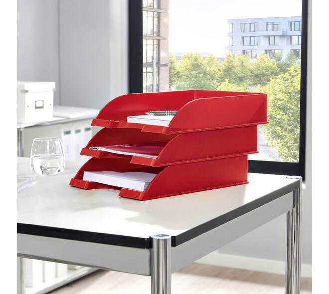 Brievenbak Leitz Wow A4 rood