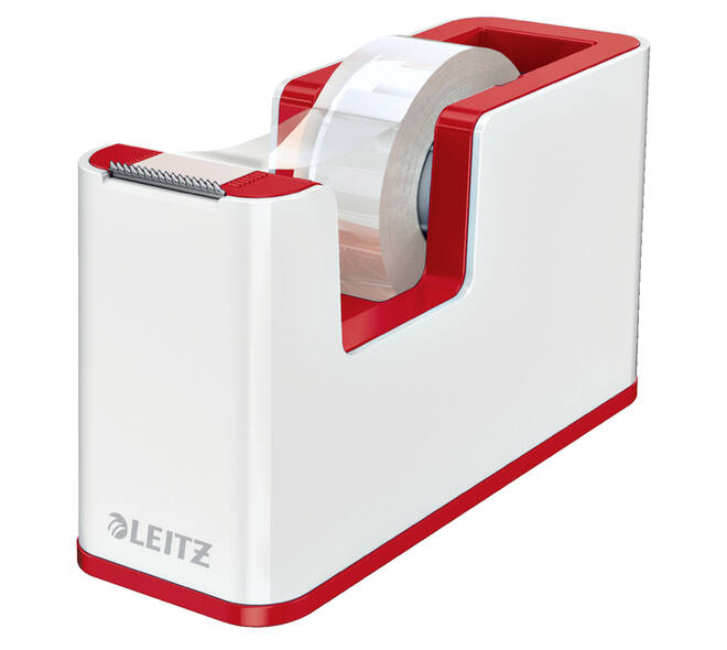 Plakbandhouder Leitz WOW wit/rood