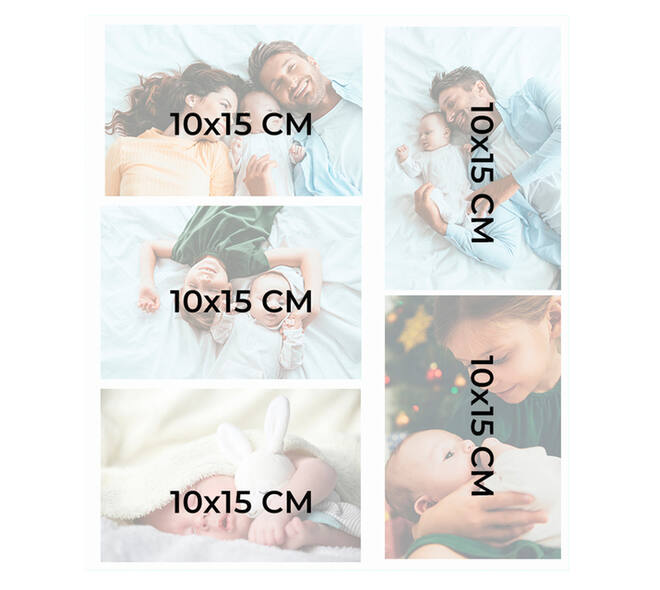 Fotoalbum Exacompta 29x32cm 60 zwarte pagina's Néo Déco wit
