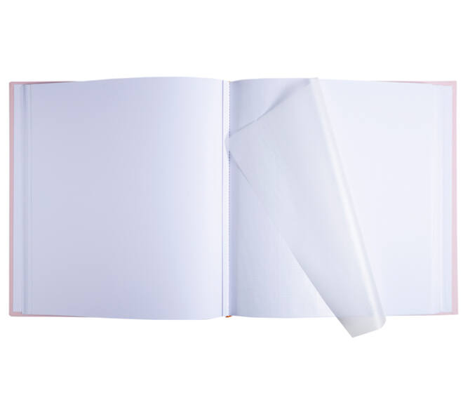 Fotoalbum Exacompta 29x32cm 60 witte pagina's Ellipse roze