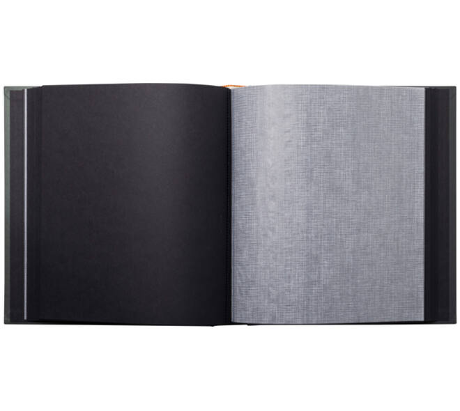 Fotoalbum Exacompta 29x32cm 60 zwarte pagina's Néo Déco zwart