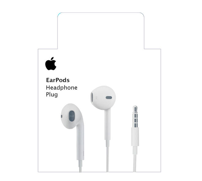 Apple EarPods 3.5mm Connector Wit