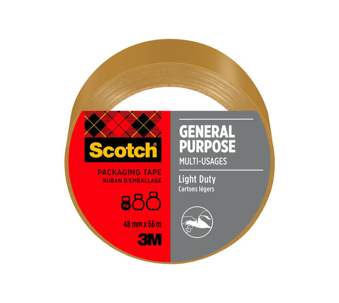 Verpakkingstape Scotch 4501B66 48mmx66m bruin